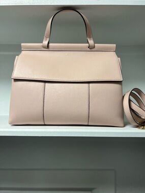 Tory Burch pink Leather Structured Briefcase